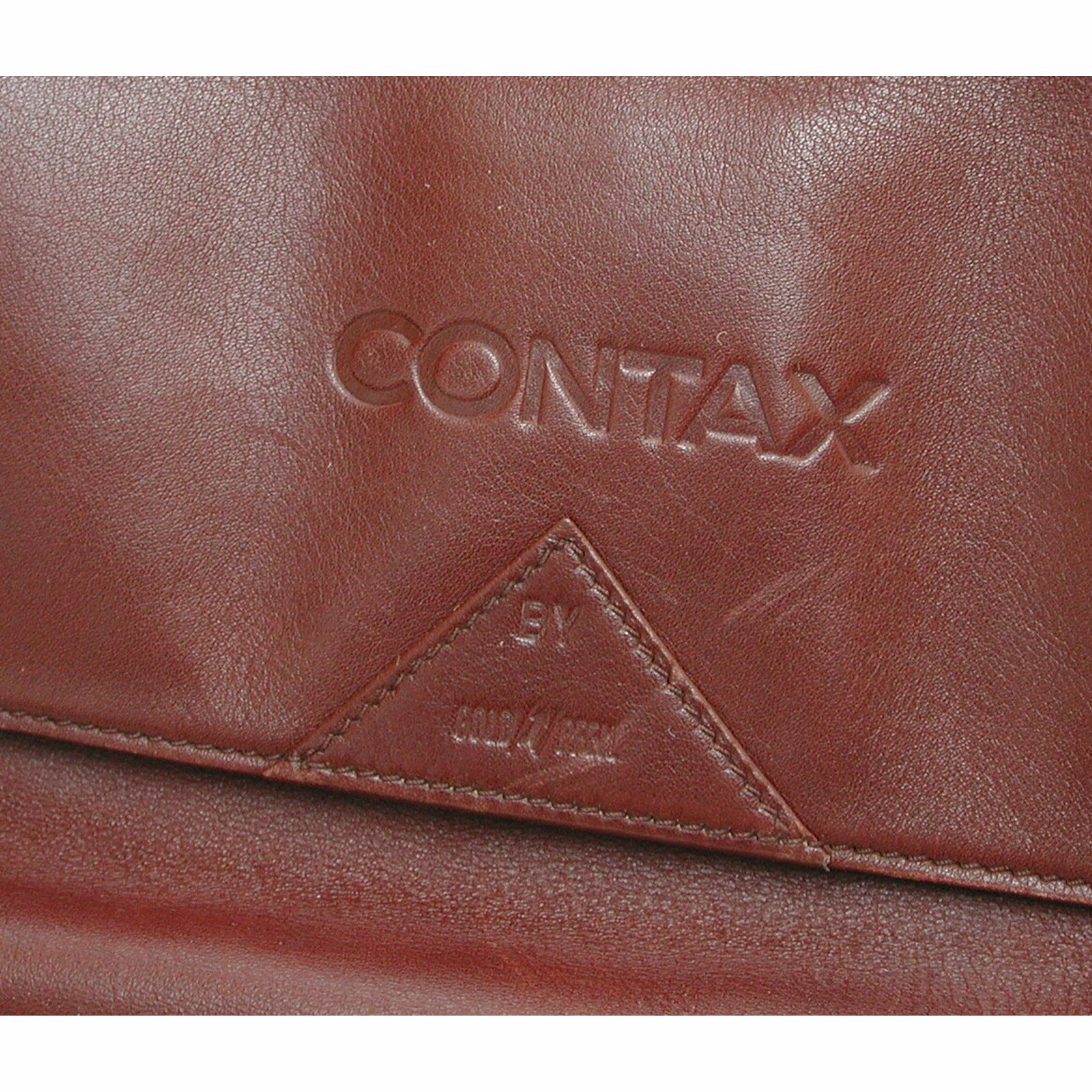 Contax G1 G2 GOLDPFEIL Original G Leather Bag Leather Bag Black/Black 
