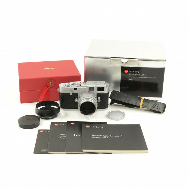 Leica MP3 MP-3 LHSA Special Edition Silver Set + Box